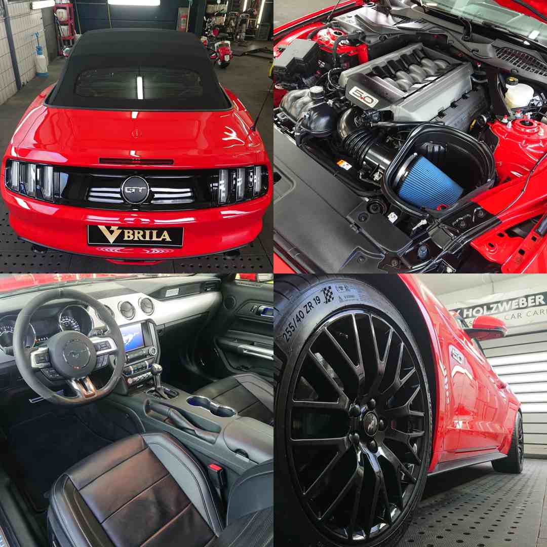 Details von Mustang GT mit Brila veredelt.